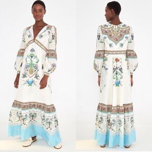 RARE Farm Rio Mandala Maxi Dress In Multi Size Medium